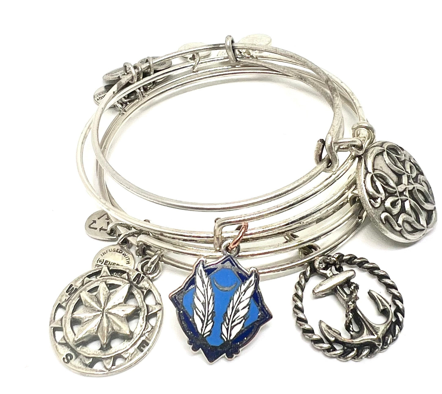 Alex and Ani - A Bundle of 4 Charm Bracelets, Special Sale