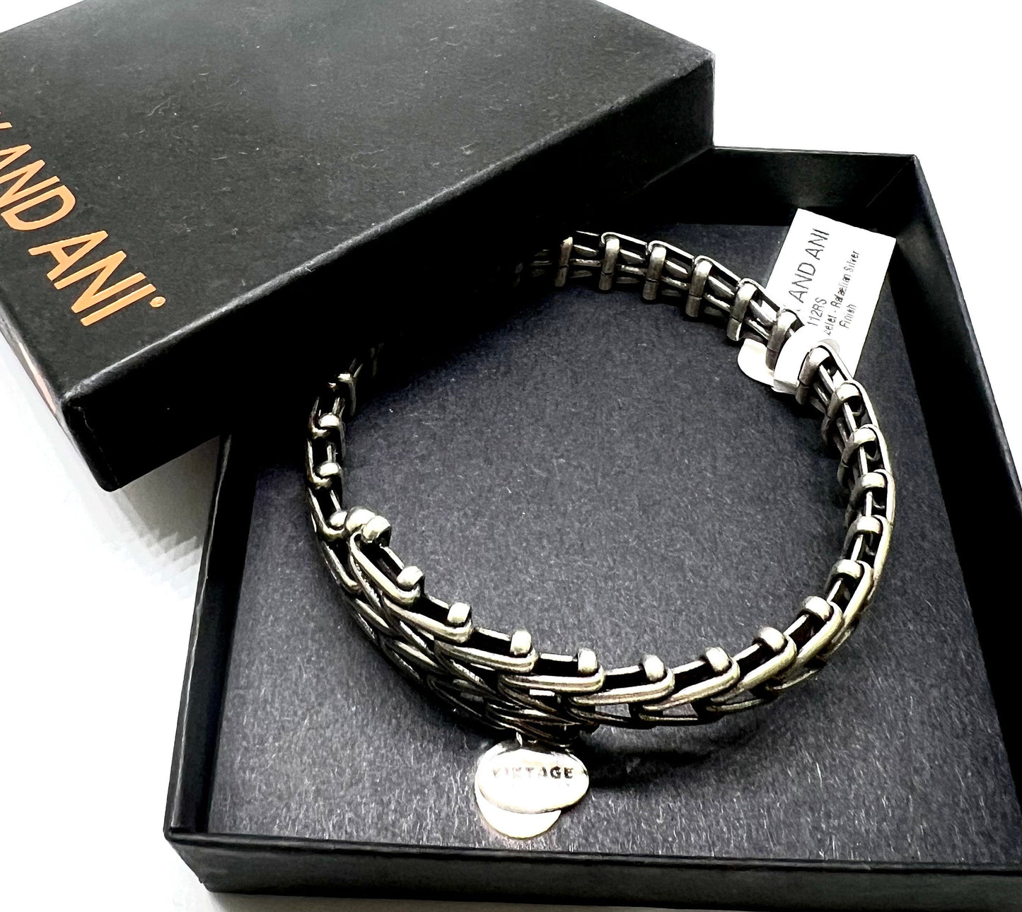 Alex and Ani Vintage Sixty-Six Gypsy Wrap Bracelet, in Shiny Rafaelian Silver, Rafaelian Silver, Rafaelian Gold NWOT+Card & Box, Gift