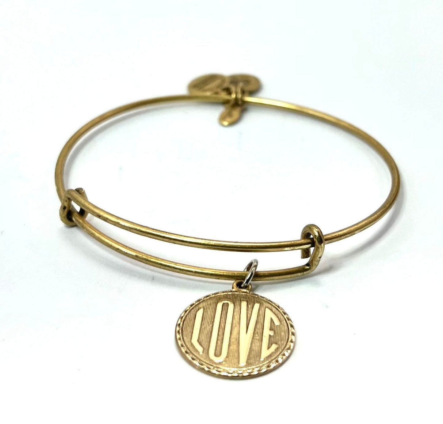 Alex and Ani - LOVE Charm Bangle Bracelet Rare and Retired