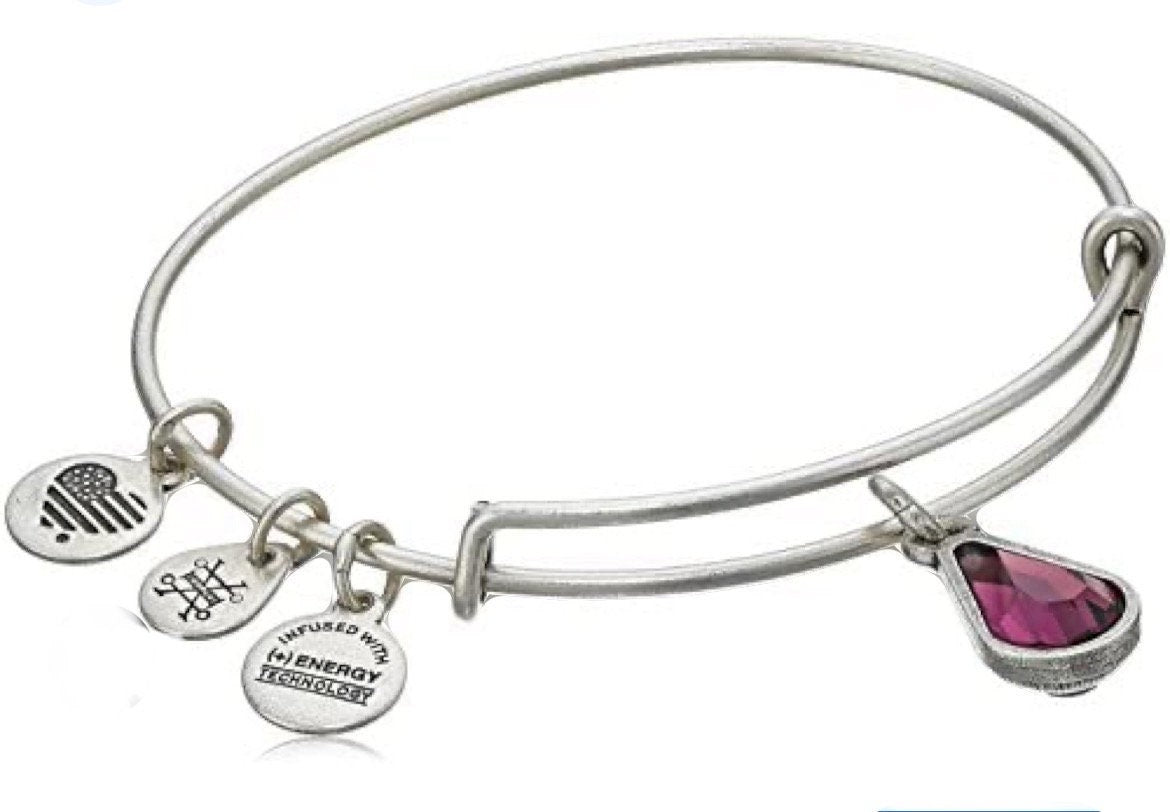 Alex and Ani - February Birth Swarovski Crystal Amethyst, Two Styles