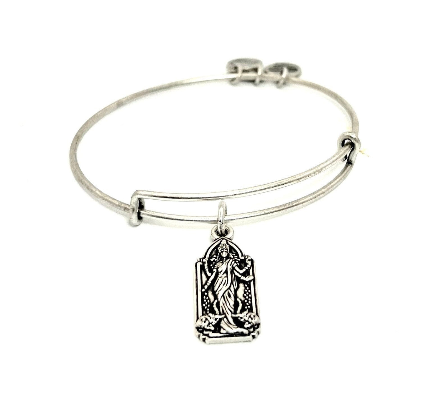 Alex and Ani - Lakshmi Charm Bangle Bracelet, Spiritual, Stackable Bracelet, Rafaelian Silver, Collectable Gift for Her